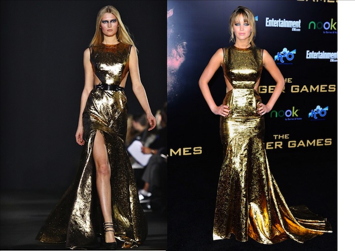 Jennifer-Lawrence-in-a-Gold-Prabal-Gurung-Gown-For-The-Hunger-Games-Premiere