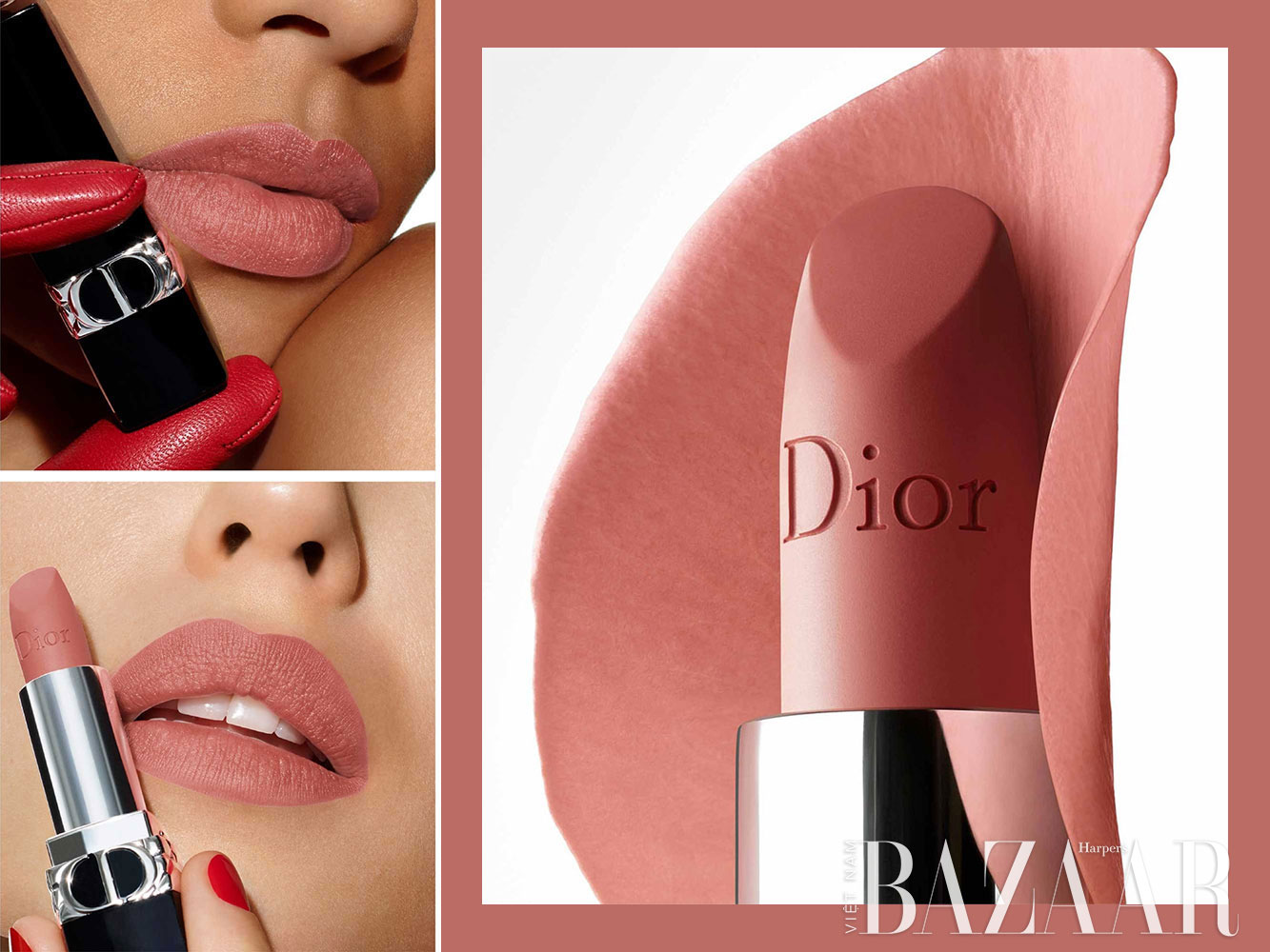 Son Dior Rouge Matte 100 999 Nude Look mini fullbox 15g  Shopee Việt Nam