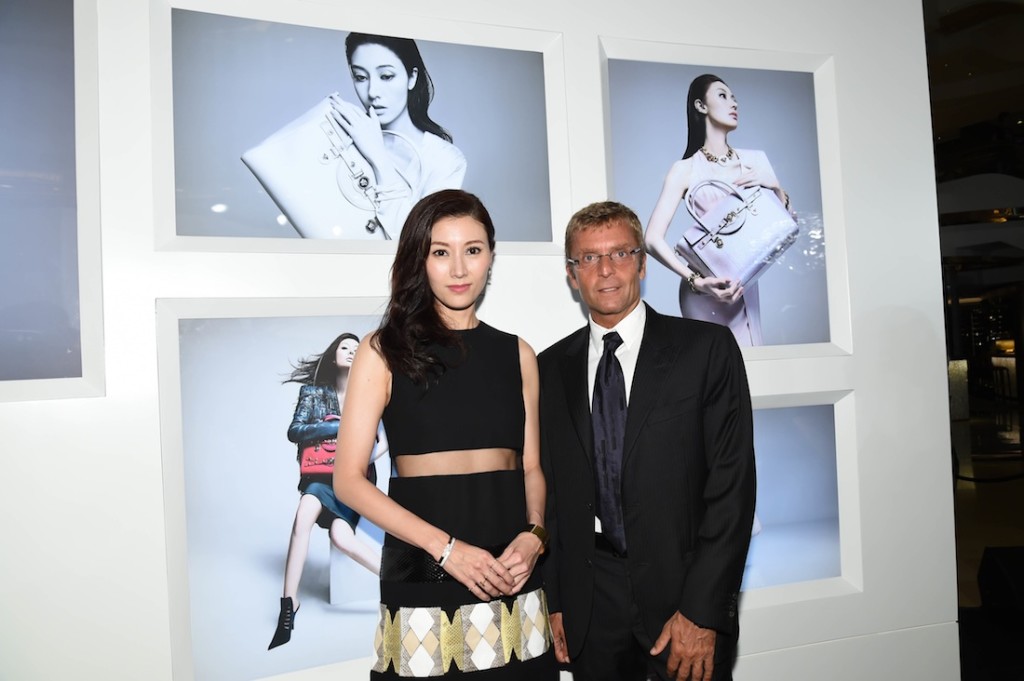 (L to R) Ms. Michele Reis and Mr. Giuseppe Oliveri, Managing Director of Versace Asia Pacific